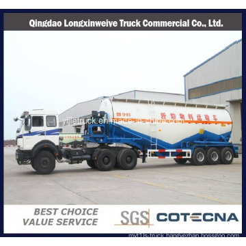 3 Axles 35cbm-40cbm Bulk Cement Tanker Semi Trailer